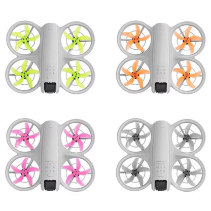 1pair For DJI Neo RCSTQ Drone 5 Blade Paddle Quick Release Replacement Blade(Orange) - DIY Propeller by RCSTQ | Online Shopping UK | buy2fix