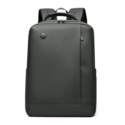 WEPOEWR Men 14-inch Laptop Backpack Waterproof Large Capacity Business Commuter backpack(Gray) - Backpack by WEPOEWR | Online Shopping UK | buy2fix