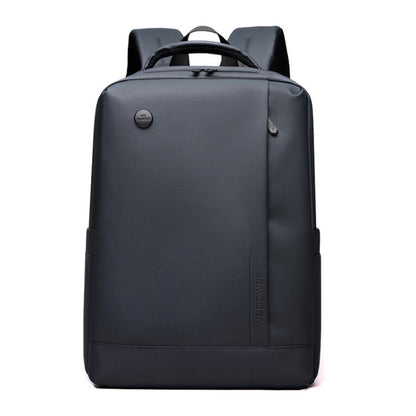 WEPOEWR Men 14-inch Laptop Backpack Waterproof Large Capacity Business Commuter backpack(Deep Blue) - Backpack by WEPOEWR | Online Shopping UK | buy2fix