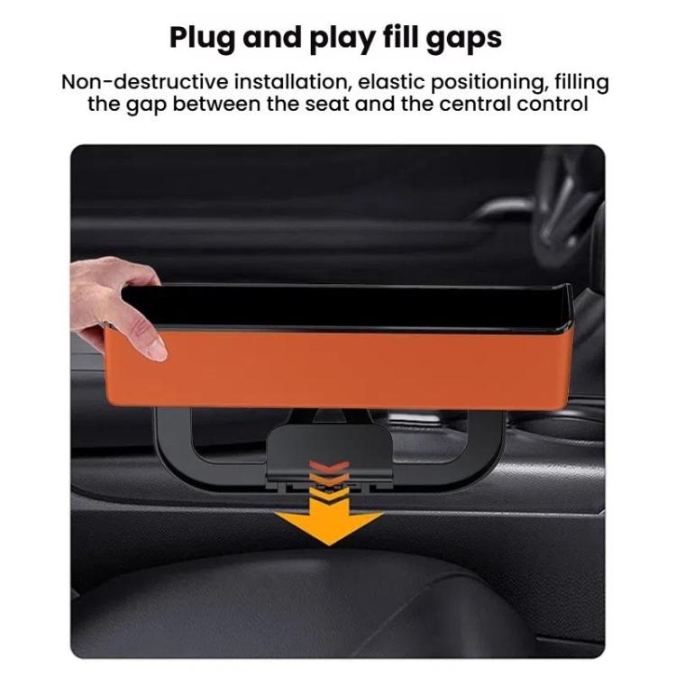 Car Seat Seam Storage Box Universal Car Seam Organizer Auto Accessories(White) - Stowing Tidying by buy2fix | Online Shopping UK | buy2fix