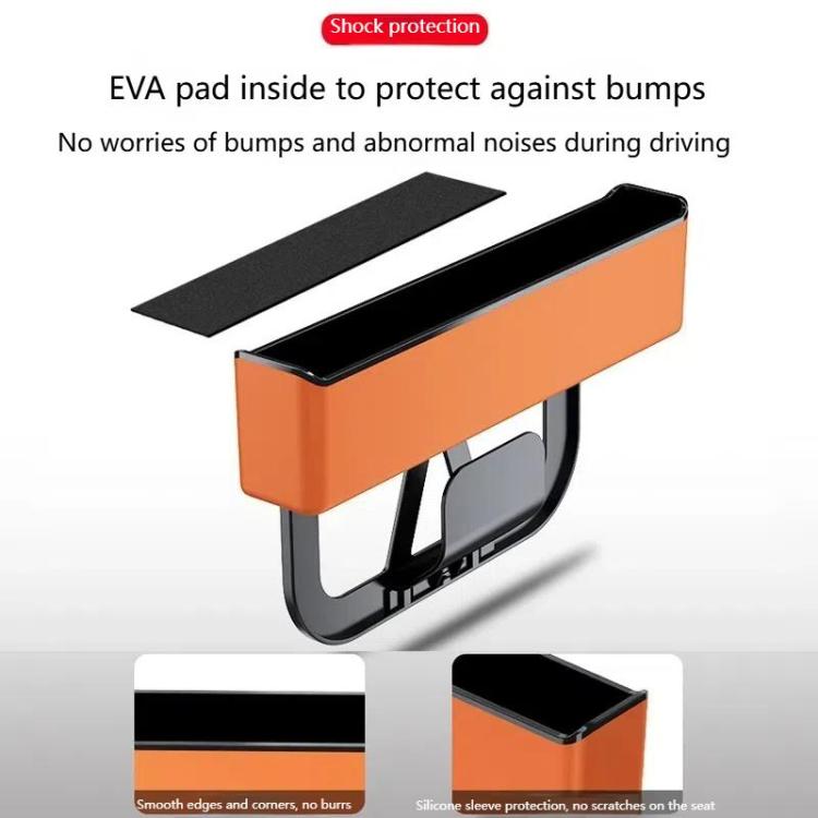 Car Seat Seam Storage Box Universal Car Seam Organizer Auto Accessories(Orange) - Stowing Tidying by buy2fix | Online Shopping UK | buy2fix
