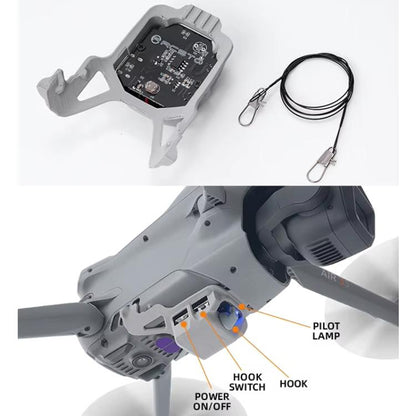 For DJI Air 3S RCSTQ Drone Air Thrower Transport Device(Thrower+Binding Line) - Other by RCSTQ | Online Shopping UK | buy2fix