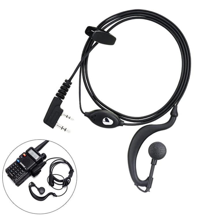 For BAOFENG Walkie Talkie Intercom In-Ear Durable Headset - Microphones & Headsets by buy2fix | Online Shopping UK | buy2fix