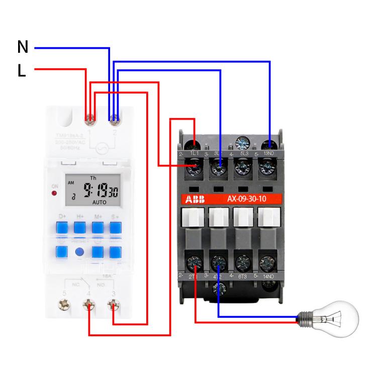SINOTIMER TM919sA-2 220VAC 16A  1 Second Interval Programmable Digital Timer Switch 7 Days Auto ON OFF Din Rail Mounted - Switch by SINOTIMER | Online Shopping UK | buy2fix
