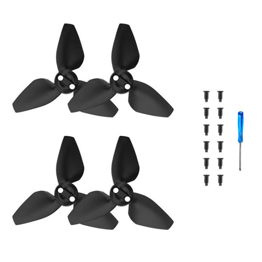 For DJI Neo BRDRC 2pairs Drone Propeller Wing Protection Accessories(Black)