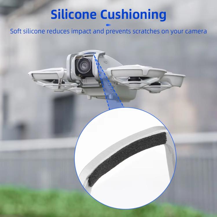 For DJI Neo BRDRC Metal Bumper Crash Bar Drone Gimbal Lens Protection Bracket Accessories(Silver) - Mount & Holder by BRDRC | Online Shopping UK | buy2fix