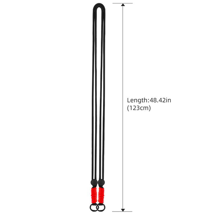 BRDRC Camera Strap Crossbody Lanyard With 1/4 inch Screw Anti-loss Rope Accessory(Pink White Knot) - Camera Strap by BRDRC | Online Shopping UK | buy2fix