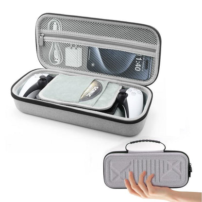 For PlayStation Portal Game Console EVA Storage Bag Portable Handbag(Light Gray) - Bags by buy2fix | Online Shopping UK | buy2fix