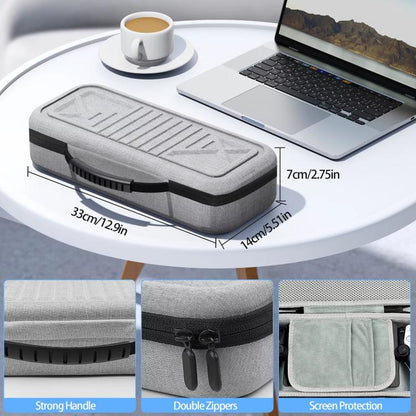For PlayStation Portal Game Console EVA Storage Bag Portable Handbag(Light Gray) - Bags by buy2fix | Online Shopping UK | buy2fix