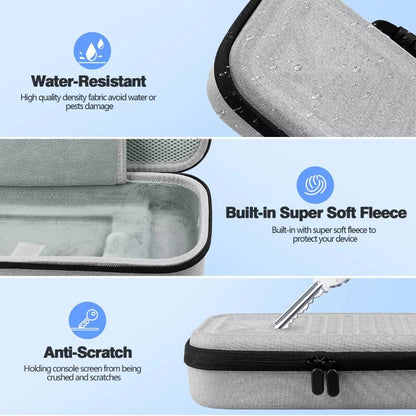 For PlayStation Portal Game Console EVA Storage Bag Portable Handbag(Light Gray) - Bags by buy2fix | Online Shopping UK | buy2fix