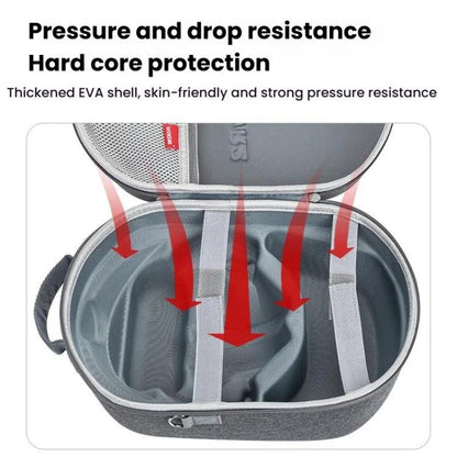 For PlayStation VR2 Portable Protective Storage Bag, Style: Shoulder Strap Dark Gray - VR Accessories by buy2fix | Online Shopping UK | buy2fix