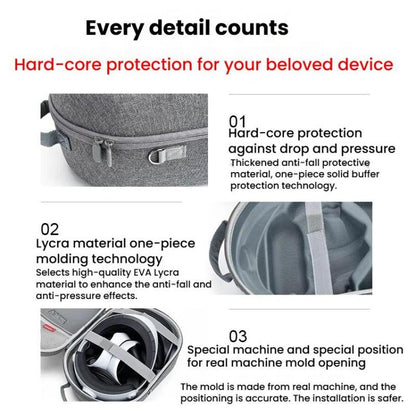 For PlayStation VR2 Portable Protective Storage Bag, Style: Shoulder Strap Dark Gray - VR Accessories by buy2fix | Online Shopping UK | buy2fix