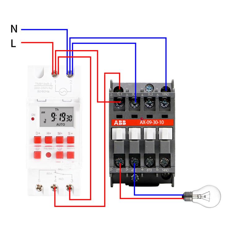 SINOTIMER TM919sB 220V 30A 1 Second Interval 7-Day Programmable Timer Din Rail Mounted - Switch by SINOTIMER | Online Shopping UK | buy2fix
