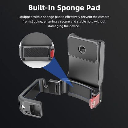 For DJI OSMO Pocket 3 BRDRC PO3005 Multi-functional Magnetic Base Expansion Back Clip Holder Adapter Bezel Accessory(Tarnish) - Mount & Holder by BRDRC | Online Shopping UK | buy2fix