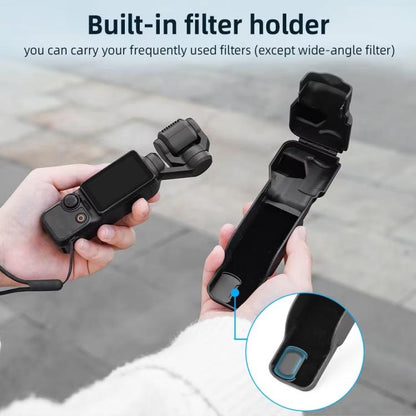 For DJI OSMO Pocket 3 BRDRC Lens Cap Camera Case Screen Protector Accessories(Blue) - Case & Bags by BRDRC | Online Shopping UK | buy2fix