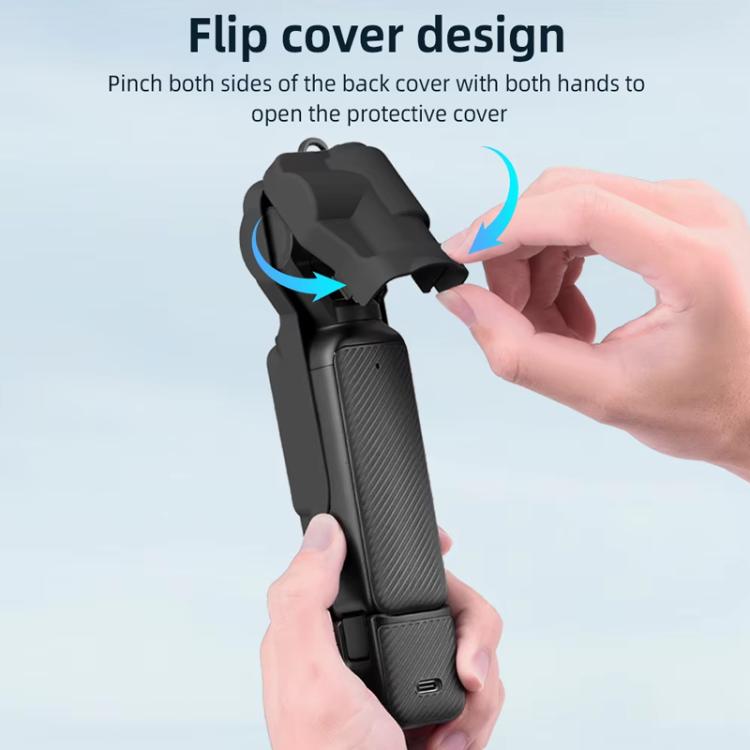 For DJI OSMO Pocket 3 BRDRC Lens Cap Camera Case Screen Protector Accessories(Blue) - Case & Bags by BRDRC | Online Shopping UK | buy2fix