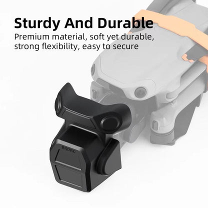 For DJI Air 3S BRDRC Lens Protective Cover Dustproof Anti-Knock Fixed Clip Gimbal Protector(Frosted Black) - Other by BRDRC | Online Shopping UK | buy2fix