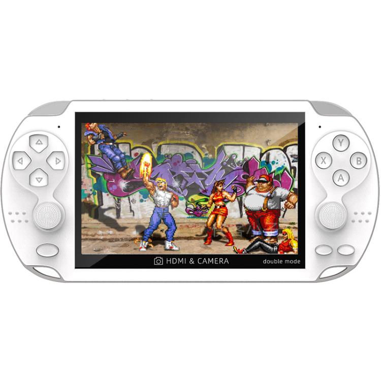 A3 4.3-Inch Handheld Game Console With Camera Supports Dual Handles/TV Output/10 Simulators Built In 8G(White) - Pocket Console by buy2fix | Online Shopping UK | buy2fix