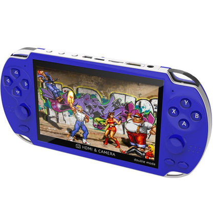 A3 4.3-Inch Handheld Game Console With Camera Supports Dual Handles/TV Output/10 Simulators Built In 8G(Blue) - Pocket Console by buy2fix | Online Shopping UK | buy2fix