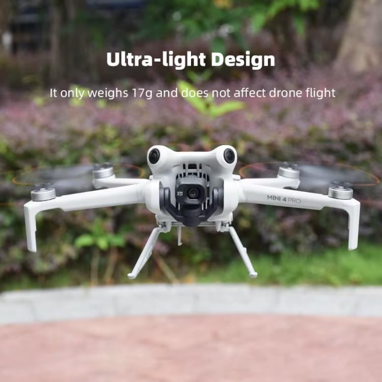 For DJI Mini 4 Pro BRDRC Booster Landing Gear Folding Strap Kickstand(Orange) - Mount & Holder by BRDRC | Online Shopping UK | buy2fix