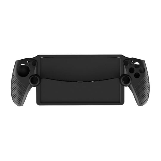 For Sony PlayStation Portal Silicone Case Game Console Protective Accessory(Black)
