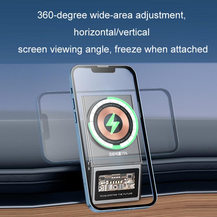 Car Air Outlet Intelligent Induction Wireless Charging Mobile Phone Holder(Gray) - Wireless Charger Holders by buy2fix | Online Shopping UK | buy2fix