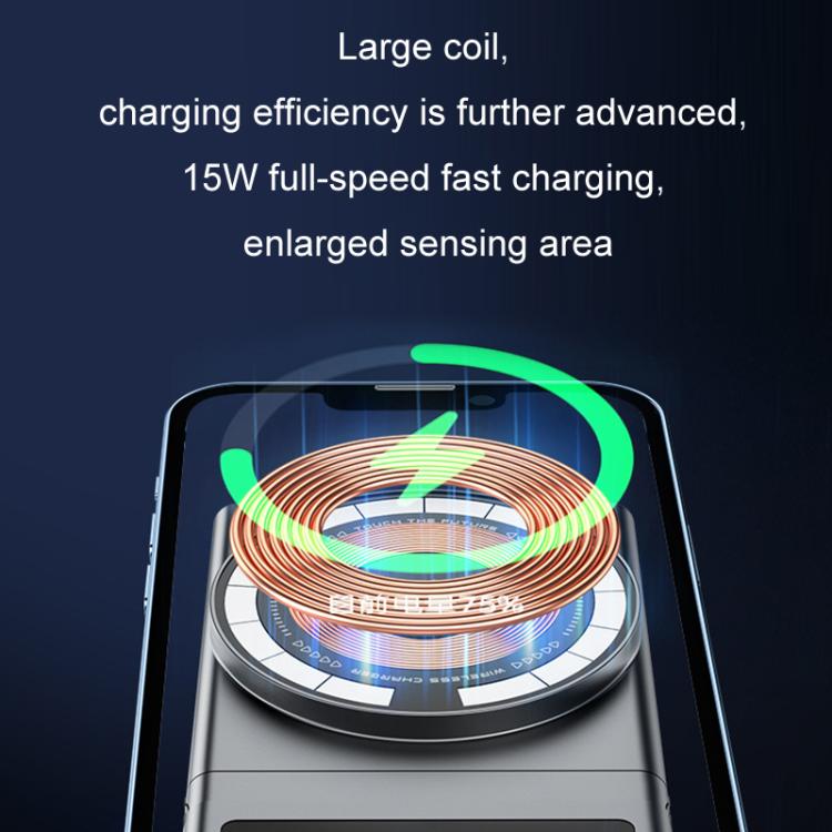 Car Air Outlet Intelligent Induction Wireless Charging Mobile Phone Holder(Gray) - Wireless Charger Holders by buy2fix | Online Shopping UK | buy2fix