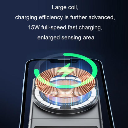 Car Air Outlet Intelligent Induction Wireless Charging Mobile Phone Holder(Gray) - Wireless Charger Holders by buy2fix | Online Shopping UK | buy2fix