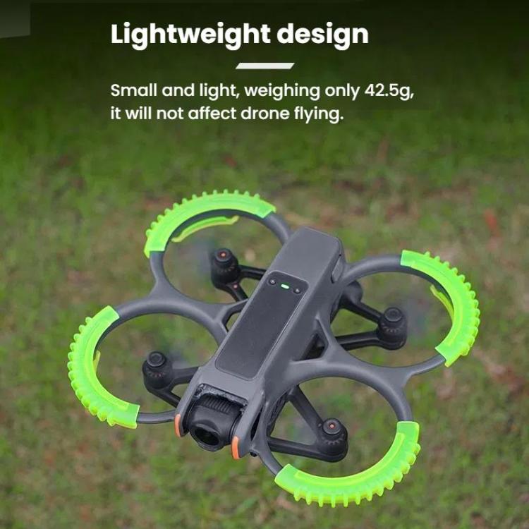 For DJI Avata 2 BRDRC 4pcs Paddle Protection Bumper Rings(Green) - Cases & Bags by BRDRC | Online Shopping UK | buy2fix