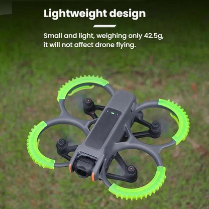 For DJI Avata 2 BRDRC 4pcs Paddle Protection Bumper Rings(Green) - Cases & Bags by BRDRC | Online Shopping UK | buy2fix