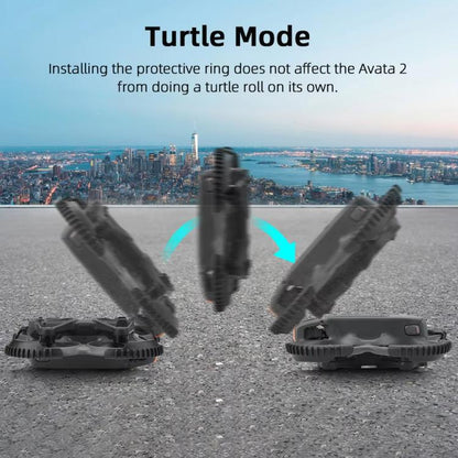 For DJI Avata 2 BRDRC 4pcs Paddle Protection Bumper Rings(Orange) - Cases & Bags by BRDRC | Online Shopping UK | buy2fix