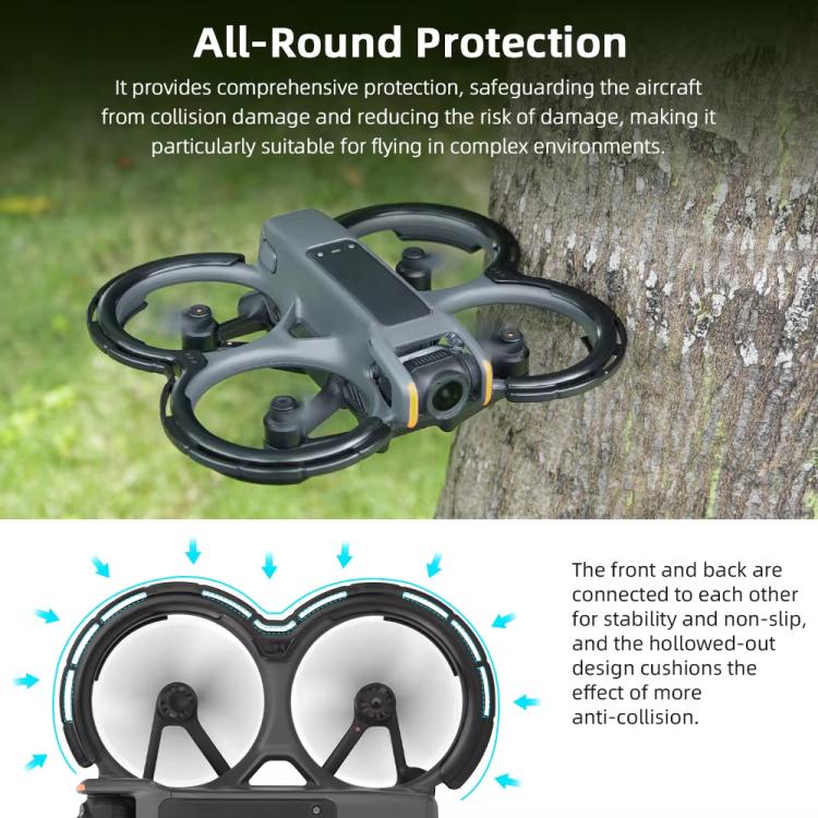 For DJI Avata 2 BRDRC Integrated Paddle Protector One-piece Bumper Ring(Green) - Cases & Bags by BRDRC | Online Shopping UK | buy2fix