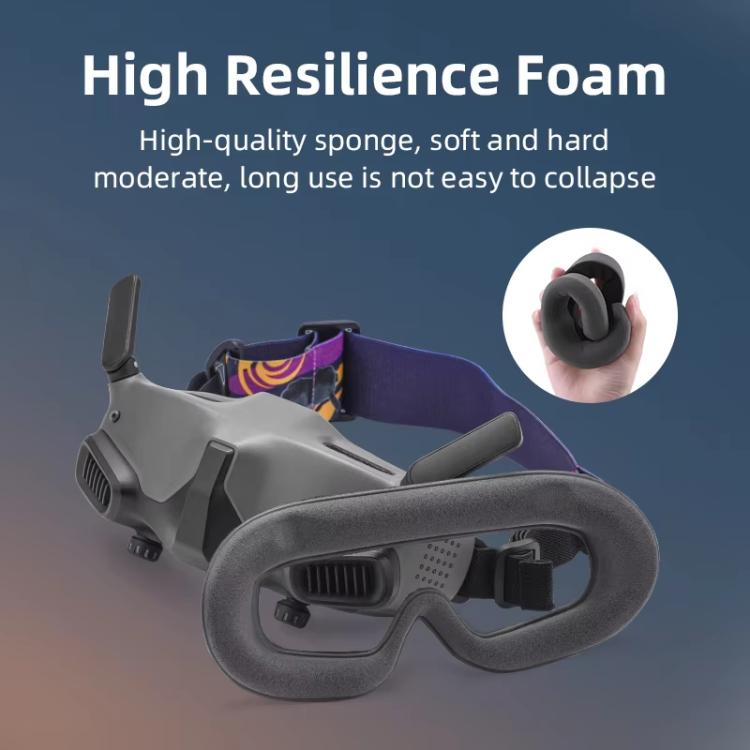 For DJI Avata Goggles 2 BRDRC Flying Glasses Protector Eyecups(Dark Gray) - VR Accessories by BRDRC | Online Shopping UK | buy2fix