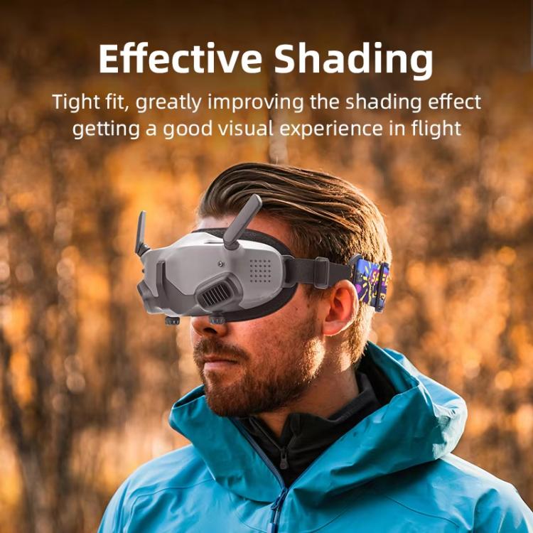 For DJI Avata Goggles 2 BRDRC Flying Glasses Protector Eyecups(Dark Gray) - VR Accessories by BRDRC | Online Shopping UK | buy2fix