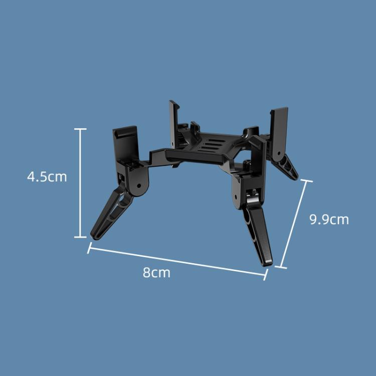 For DJI Avata 2 BRDRC Folding Height Enhanced Landing Gear Gimbal Protective Kickstand(Black) - Mount & Holder by BRDRC | Online Shopping UK | buy2fix