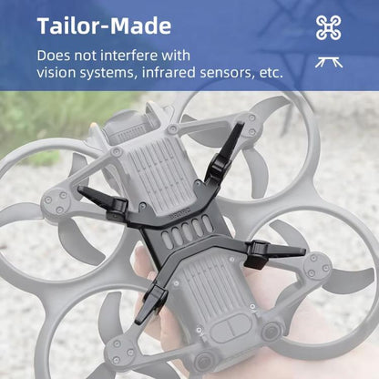 For DJI Avata 2 BRDRC Folding Height Enhanced Landing Gear Gimbal Protective Kickstand(Orange) - Mount & Holder by BRDRC | Online Shopping UK | buy2fix