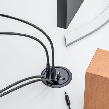 3 x USB3.0+TF+SD Desk Grommet Splitter HUB Dock Station, Cable Length 1.2m - USB 3.0 HUB by buy2fix | Online Shopping UK | buy2fix