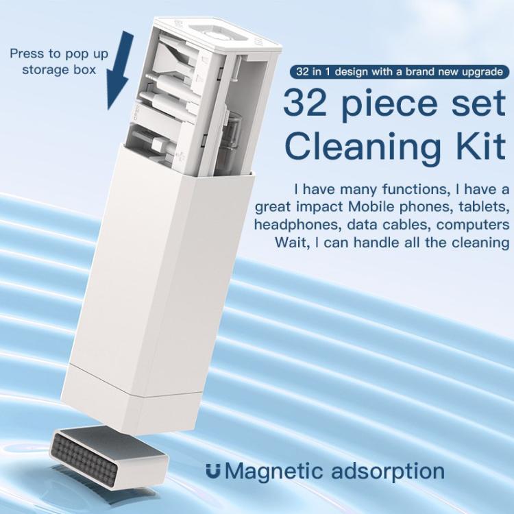 Q32 32 In 1 Multi-function Digital Cleaner Kit Headset Keyboard Screen Computer Cleaning Tools(White) - Other Accessories by buy2fix | Online Shopping UK | buy2fix