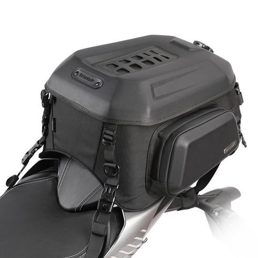 Rhinowalk MT2335 23L-35L Expandable Large-capacity EVA Hard Shell Motorcycle Tail Bag(Matt) - Bags & Luggages by Rhinowalk | Online Shopping UK | buy2fix