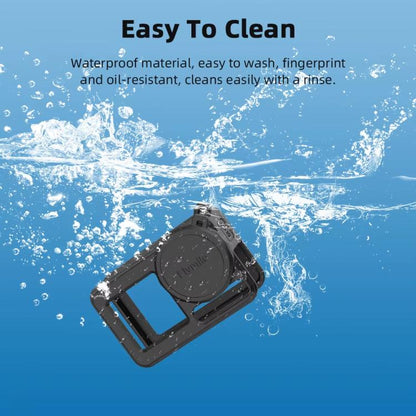 For DJI Osmo Action 3 / 4 / 5 Pro Flymile Silicone Cover Sport Camera Lens Drop Cases(Blue) - Case & Bags by Flymile | Online Shopping UK | buy2fix