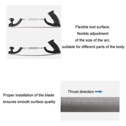 Body Sheet Metal Data Restoration Grinding File, Specifications: Tool Holder + Blade Fine Teeth - Sheet Metal Tools by buy2fix | Online Shopping UK | buy2fix