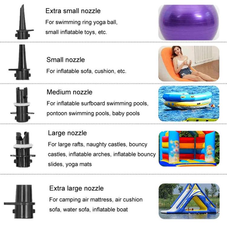 GLD-318 High Power 600W Electrical Inflatable Pump Tent Yoga Mat Inflator EU Plug - Inflatable Pump by buy2fix | Online Shopping UK | buy2fix