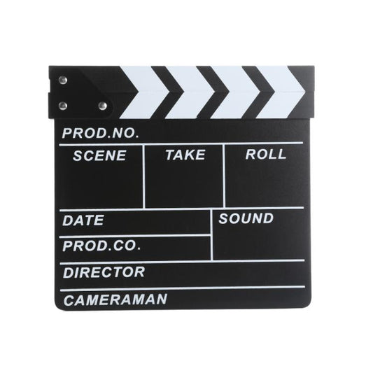 Wooden Director Board Shooting Video Movie City Scene Record Board Photography Props, Style: Small P Black - Wooden Props by buy2fix | Online Shopping UK | buy2fix