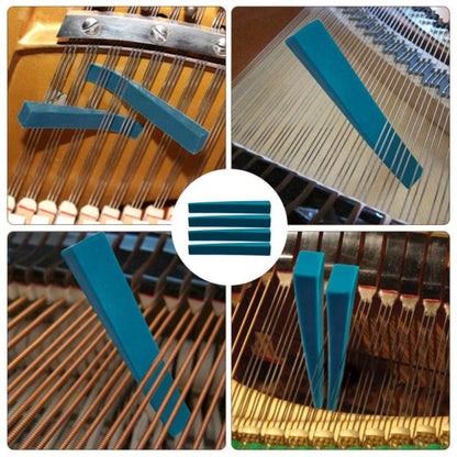 Piano Tuning Tool Set Tuning Stop Tape Wrench Musical Instrument Accessories, Style: Blue 8pcs / Set - Keyboard Accessories by buy2fix | Online Shopping UK | buy2fix