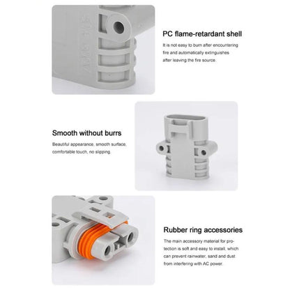 Anderson 50A 12V/24V Air Conditioner Waterproof Plugs Automotive Power Cord Connector(Male Cnnector) - Booster Cable & Clip by buy2fix | Online Shopping UK | buy2fix