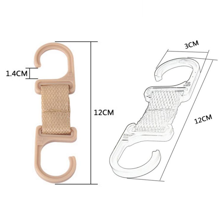 4pcs / Set Car Seatback Headrest Hooks Hidden Anti-Knock Car Rear Seat Organizer Hangers(Beige) - Auto Fastener & Clips by buy2fix | Online Shopping UK | buy2fix