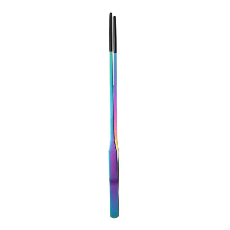 Pet Feeding Tweezers Reptile Pets Feeding Clip Aquascape Tool, Style: Color Titanium Straight Head - Feeders by buy2fix | Online Shopping UK | buy2fix