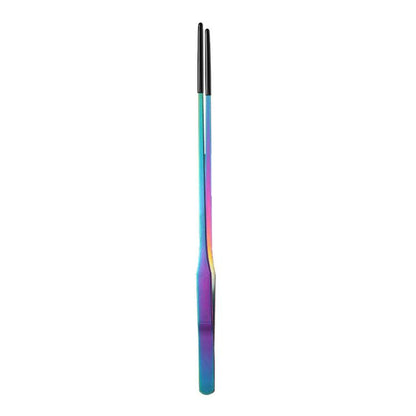 Pet Feeding Tweezers Reptile Pets Feeding Clip Aquascape Tool, Style: Color Titanium Straight Head - Feeders by buy2fix | Online Shopping UK | buy2fix