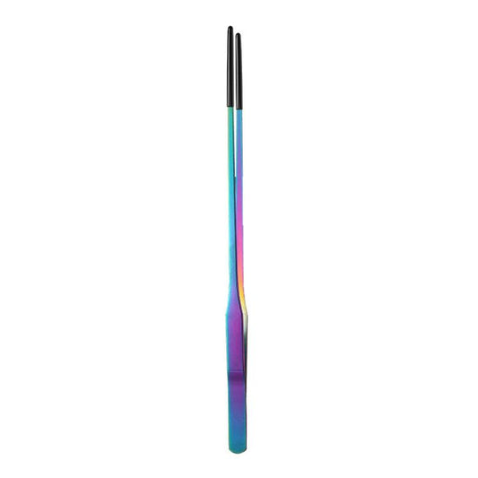 Pet Feeding Tweezers Reptile Pets Feeding Clip Aquascape Tool, Style: Color Titanium Straight Head - Feeders by buy2fix | Online Shopping UK | buy2fix