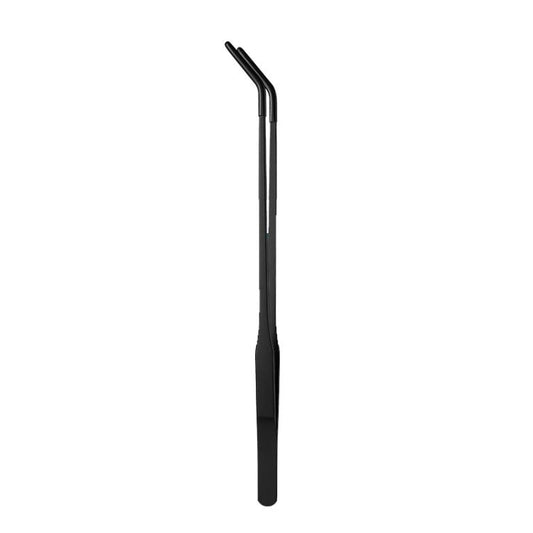 Pet Feeding Tweezers Reptile Pets Feeding Clip Aquascape Tool, Style: Black Tilt Head - Feeders by buy2fix | Online Shopping UK | buy2fix